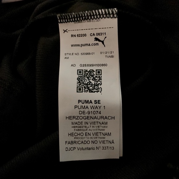 *NWT* Crop Top Puma Yoga Collection Top - Picture 4 of 5